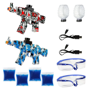 Kit 2 UND Lançador OrbiGel AK-47 (+20.000 bolinhas)(Azul)