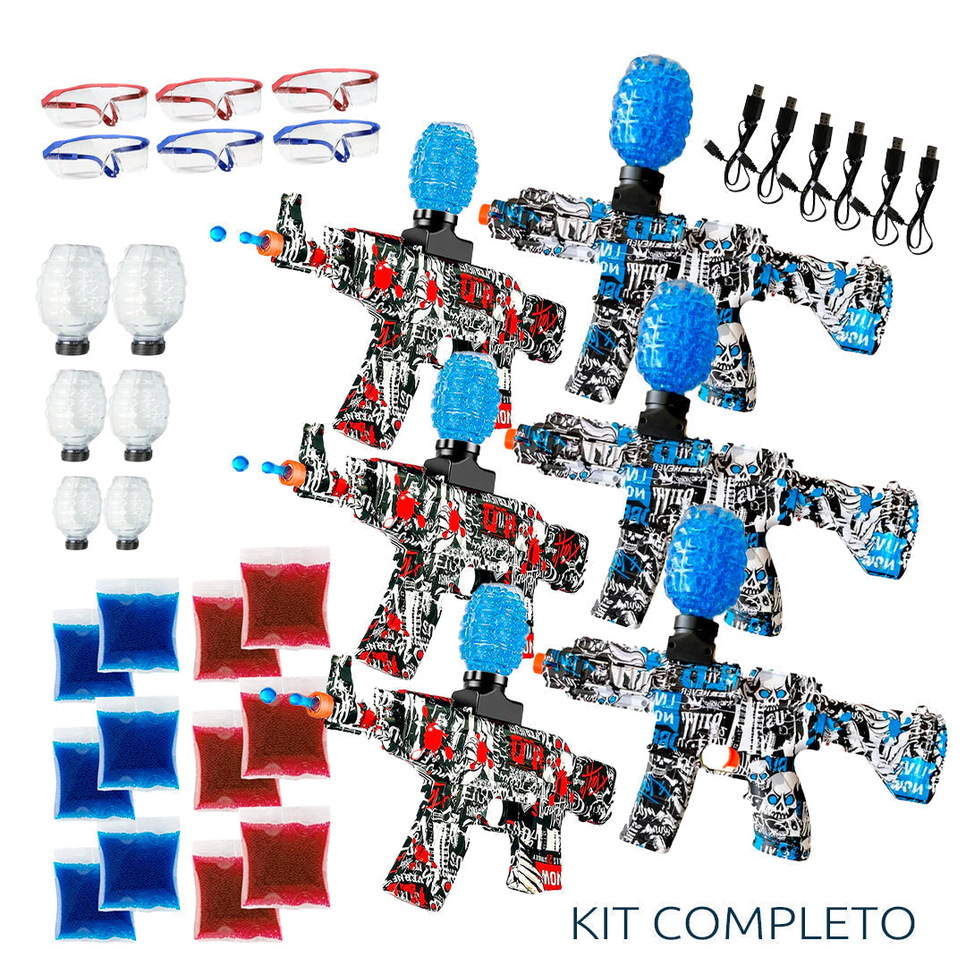 Kit 6 UND Lançador OrbiGel AK-47 & M4 (+60.000 bolinhas)