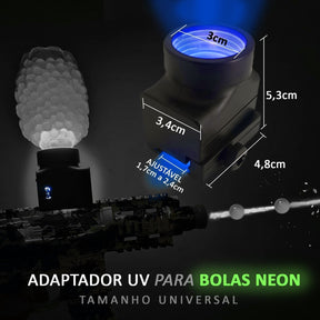 2x Suporte adaptador de Luz Negra OrbiGel