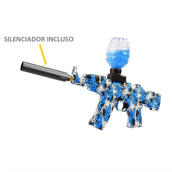 Kit 2 UND Lançador OrbiGel AK-47 (+20.000 bolinhas)(Azul)