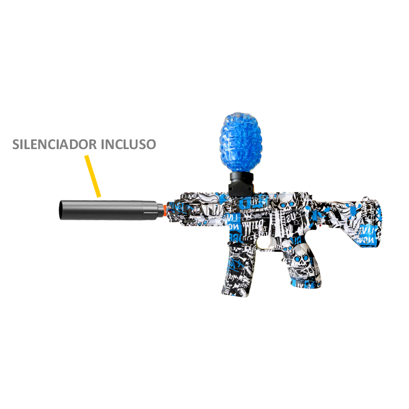 Lançador OrbiGel M4 - Azul